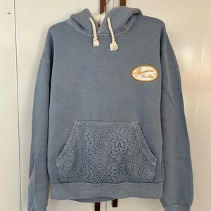 Rowena Social Club Light Blue Hoodie with Lace Pocket M